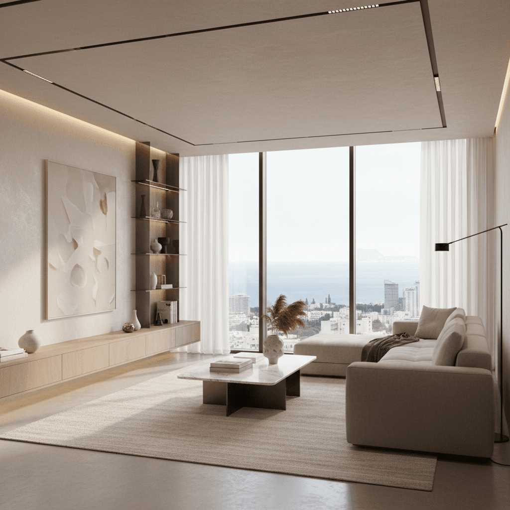 Luxury residential interior render