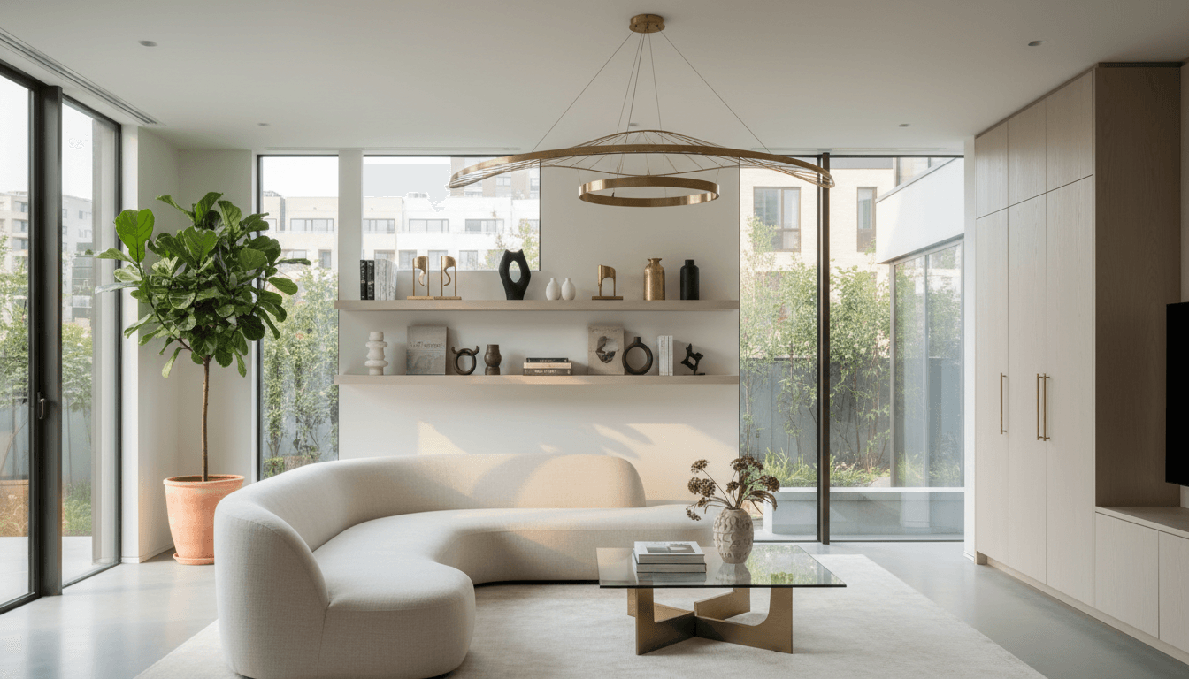 Marina Heights apartment interior - living space concept